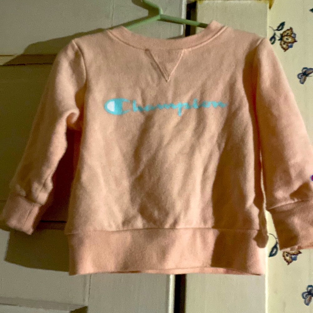 Baby girl pink champion sweatsuit 18 months